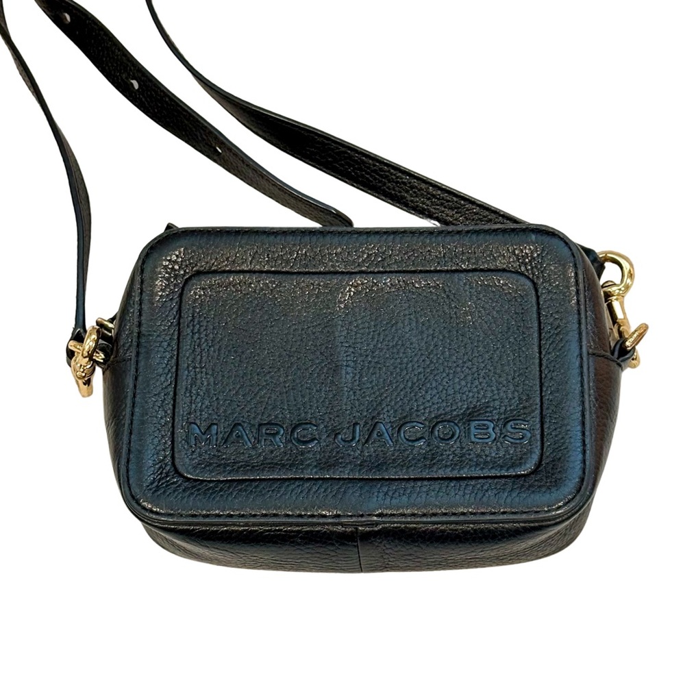 Marc Jacobs The Mini Box Bag - Black with Gold Hardware